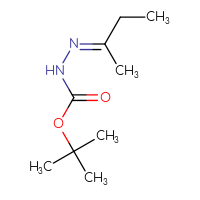 Chemical structure of N'-[(2E)-butan-2-ylidene](tert-butoxy)carbohydrazide - CSSB00025711966