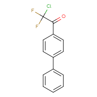 Chemical structure of 1-{[1,1'-biphenyl]-4-yl}-2-chloro-2,2-difluoroethan-1-one - CSSB00001540448