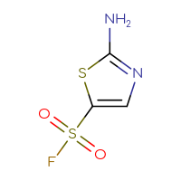 Chemical structure of 2-amino-1,3-thiazole-5-sulfonyl fluoride - CSSB00021592781