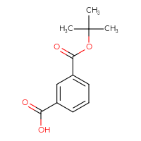 Chemical structure of 3-[(tert-butoxy)carbonyl]benzoic acid - CSSB00000043242