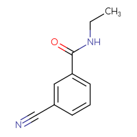Chemical structure of 3-cyano-N-ethylbenzamide - CSSB00000160228
