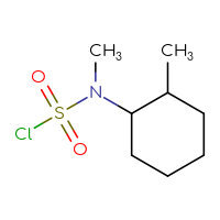 Chemical structure of N-methyl-N-(2-methylcyclohexyl)sulfamoyl chloride - CSSB00011508938