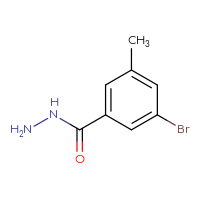 Chemical structure of 3-bromo-5-methylbenzohydrazide - CSSB00012348366