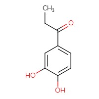 Chemical structure of 1-(3,4-dihydroxyphenyl)propan-1-one - CSSB00000015986