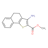 Chemical structure of methyl 3-amino-4H,5H-naphtho[1,2-b]thiophene-2-carboxylate - CSSB00020625297