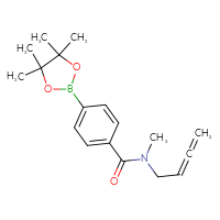 Chemical structure of N-(buta-2,3-dien-1-yl)-N-methyl-4-(4,4,5,5-tetramethyl-1,3,2-dioxaborolan-2-yl)benzamide - CSSB06769641045