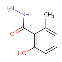 Chemical structure of 2-hydroxy-6-methylbenzohydrazide - CSSB00023747347
