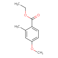 Chemical structure of ethyl 4-methoxy-2-methylbenzoate - CSSB00011997391
