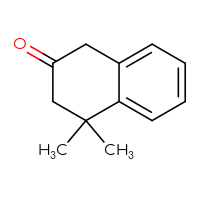 Chemical structure of 4,4-dimethyl-1,2,3,4-tetrahydronaphthalen-2-one - CSSB00010633988