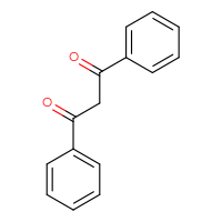 Chemical structure of 1,3-diphenylpropane-1,3-dione - CSSB00000272387