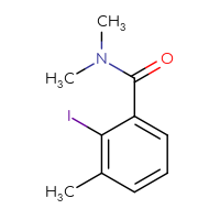 Chemical structure of 2-iodo-N,N,3-trimethylbenzamide - CSSB00011281492
