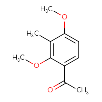 Chemical structure of 1-(2,4-dimethoxy-3-methylphenyl)ethan-1-one - CSSB00000074647