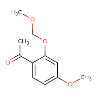 Chemical structure of 1-[4-methoxy-2-(methoxymethoxy)phenyl]ethan-1-one - CSSB00012340147
