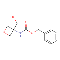 Chemical structure of benzyl N-[3-(hydroxymethyl)oxetan-3-yl]carbamate - CSSB02125611493