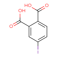 Chemical structure of 4-iodobenzene-1,2-dicarboxylic acid - CSSB00009997454