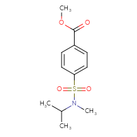 Chemical structure of methyl 4-[methyl(propan-2-yl)sulfamoyl]benzoate - CSSB00060921433
