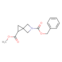 Chemical structure of 5-benzyl 1-methyl 5-azaspiro[2.3]hexane-1,5-dicarboxylate - CSSB00011096419