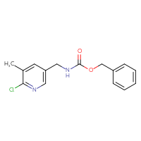 Chemical structure of benzyl N-[(6-chloro-5-methylpyridin-3-yl)methyl]carbamate - CSSB03496562028