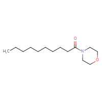 Chemical structure of 1-(morpholin-4-yl)decan-1-one - CSSB00000409537
