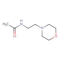 Chemical structure of N-[2-(morpholin-4-yl)ethyl]acetamide - CSSB00000160885