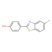 Chemical structure of 4-(5-fluoro-1,3-benzothiazol-2-yl)phenol - CSSB00000548477