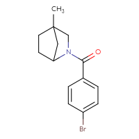 Chemical structure of 2-(4-bromobenzoyl)-4-methyl-2-azabicyclo[2.2.1]heptane - CSSB06723261535
