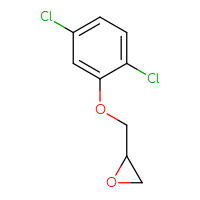 Chemical structure of 2-[(2,5-dichlorophenoxy)methyl]oxirane - CSSB00000211792