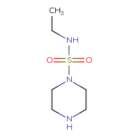 Chemical structure of N-ethylpiperazine-1-sulfonamide - CSSB00011238667