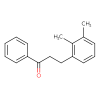 Chemical structure of 3-(2,3-dimethylphenyl)-1-phenylpropan-1-one - CSSB00001188433