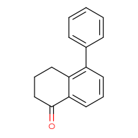 Chemical structure of 5-phenyl-1,2,3,4-tetrahydronaphthalen-1-one - CSSB01036132381
