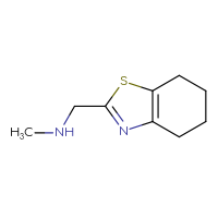Chemical structure of methyl[(4,5,6,7-tetrahydro-1,3-benzothiazol-2-yl)methyl]amine - CSSB00011697498