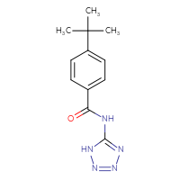 Chemical structure of 4-tert-butyl-N-(1H-1,2,3,4-tetrazol-5-yl)benzamide - CSSB00036216771