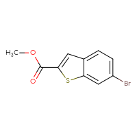 Chemical structure of methyl 6-bromo-1-benzothiophene-2-carboxylate - CSSB00010178015