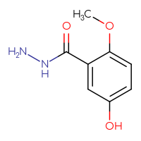Chemical structure of 5-hydroxy-2-methoxybenzohydrazide - CSSB00134732705