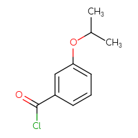 Chemical structure of 3-(propan-2-yloxy)benzoyl chloride - CSSB00000188110