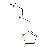 Chemical structure of ethyl[(thiophen-2-yl)methyl]amine - CSSB00000186918