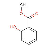 Chemical structure of methyl 2-hydroxybenzoate - CSSB00000150335