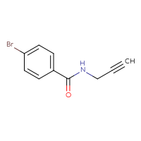 Chemical structure of 4-bromo-N-(prop-2-yn-1-yl)benzamide - CSSB00000175925