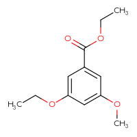 Chemical structure of ethyl 3-ethoxy-5-methoxybenzoate - CSSB00010269388