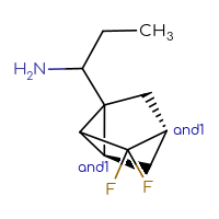 C10H15F2N