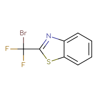 Chemical structure of 2-(bromodifluoromethyl)-1,3-benzothiazole - CSSB00010204522