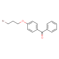 Chemical structure of [4-(3-bromopropoxy)phenyl](phenyl)methanone - CSSB00000534947