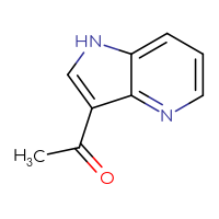 Chemical structure of 1-{1H-pyrrolo[3,2-b]pyridin-3-yl}ethan-1-one - CSSB00000094230