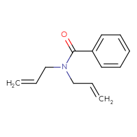 Chemical structure of N,N-bis(prop-2-en-1-yl)benzamide - CSSB00000159192