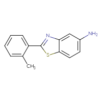 Chemical structure of 2-(2-methylphenyl)-1,3-benzothiazol-5-amine - CSSB21253047850