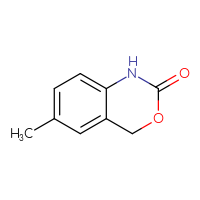 Chemical structure of 6-methyl-2,4-dihydro-1H-3,1-benzoxazin-2-one - CSSB00010508616