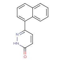Chemical structure of 6-(naphthalen-1-yl)-2,3-dihydropyridazin-3-one - CSSB00000389734