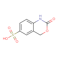 Chemical structure of 2-oxo-2,4-dihydro-1H-3,1-benzoxazine-6-sulfonic acid - CSSB00020592198