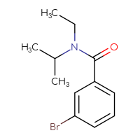 Chemical structure of 3-bromo-N-ethyl-N-(propan-2-yl)benzamide - CSSB00011282920