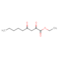 Chemical structure of ethyl 2,4-dioxononanoate - CSSB00011470888